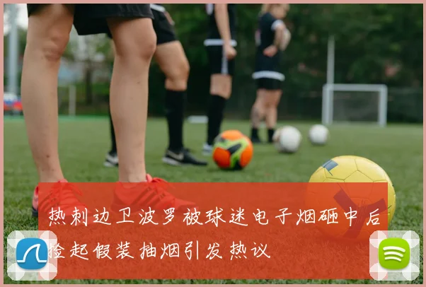 热刺边卫波罗被球迷电子烟砸中后捡起假装抽烟引发热议